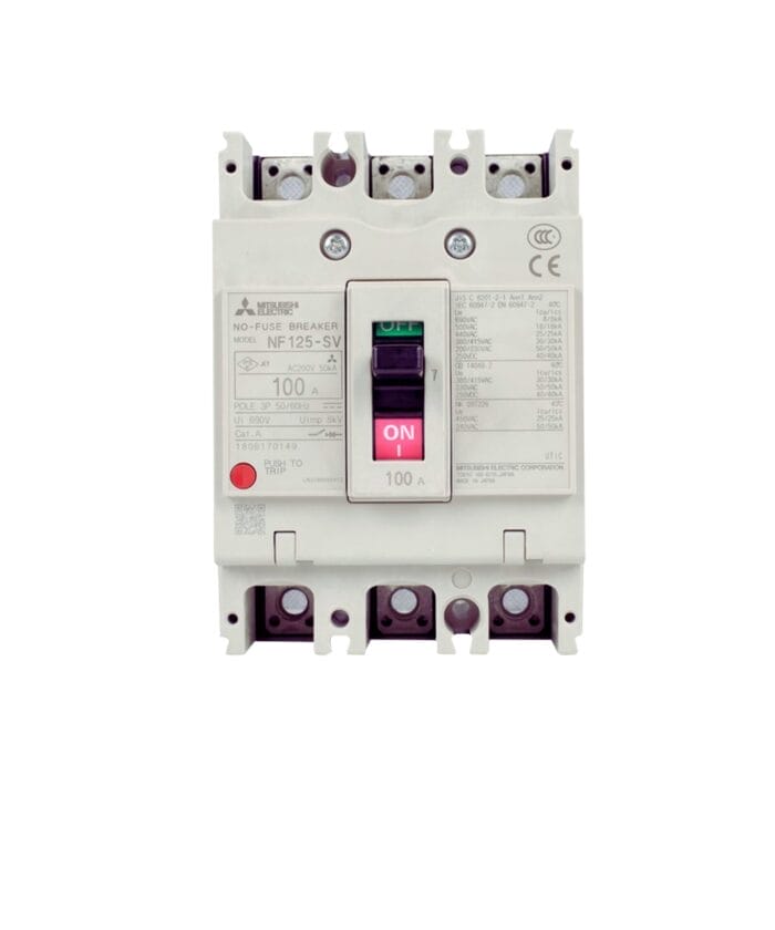 เบรกเกอร์ MCCB รุ่น NF125-SV 3Poles 30ka, 380v MITSUBISHI - Image 1